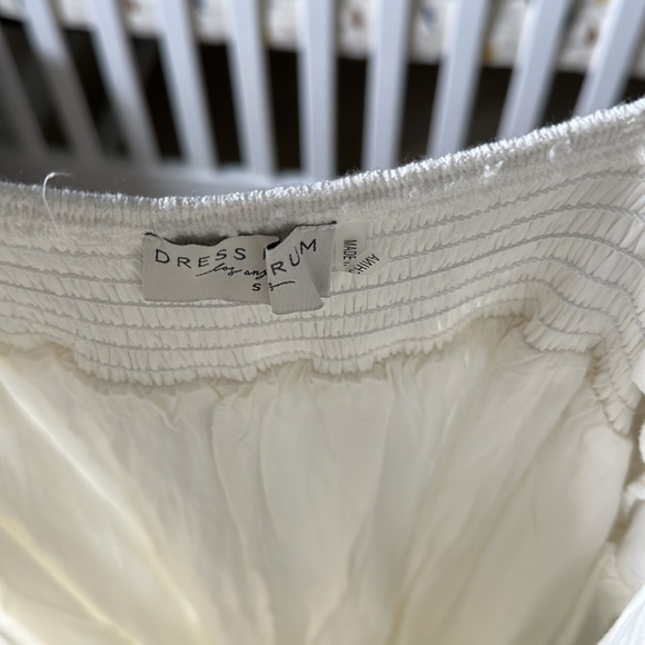 White polka dot tie strap dress - brand new - Picture 3 of 6